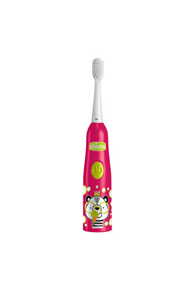 Chicco Çocuklar İçin Pilli Diş Fırçası Panda - Kırmızı