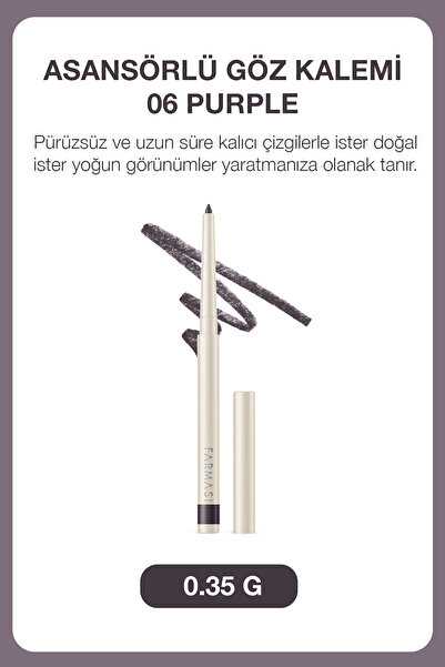 Farmasi Asansörlü Göz Kalemi 06 Purple