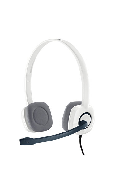 logitech H150 Kablolu Stereo Kulaklık, Beyaz 981-000350