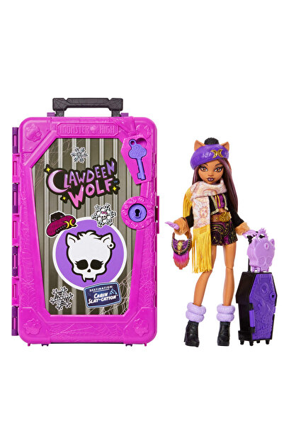 MONSTER HIGH ® GİZEMLİ ARKADAŞLAR™ CLAWDEEN WOLF™ Tatil Serisi Bebeği Oyun se...