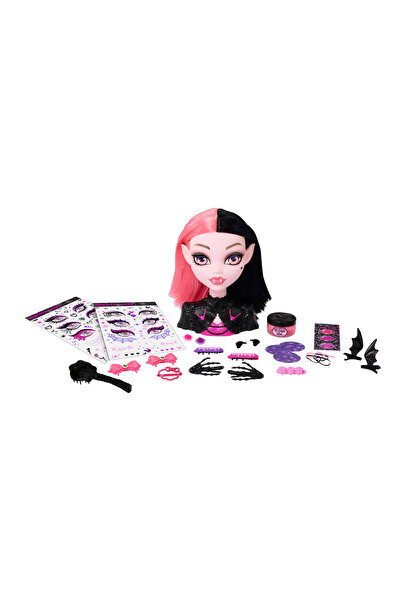 MONSTER HIGH Draculaura ™   Hair Design Bust Color-Changing and over 25 Acces...