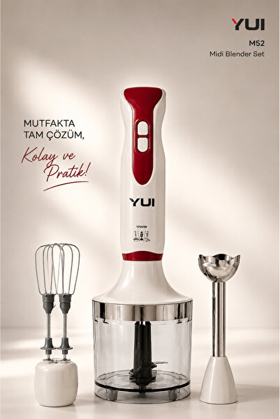 Yui M52 Midiblender 1700w Paslanmaz Çelik 800ml Kapasite