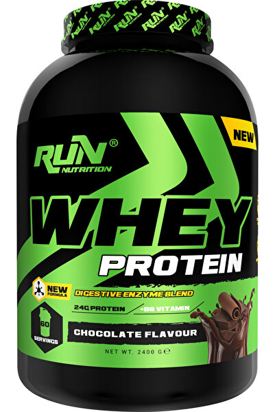 Run Nutrition Whey Protein - 2.4 Kg - Çikolata Aromalı - 60 Servis