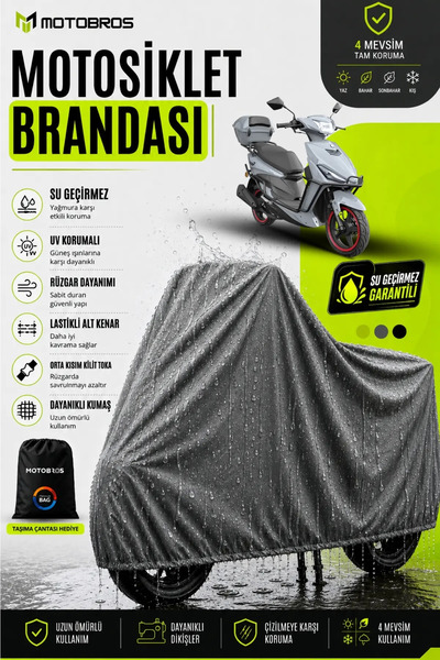 Motobros غطاء محرك الدراجة النارية من القماش المشمع يوكي كاسبر متوافق مع Ther...