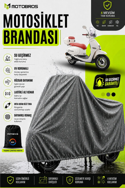 Motobros غطاء محرك الدراجة النارية من ماركة Kuba Brillant متوافق مع ThermoGua...