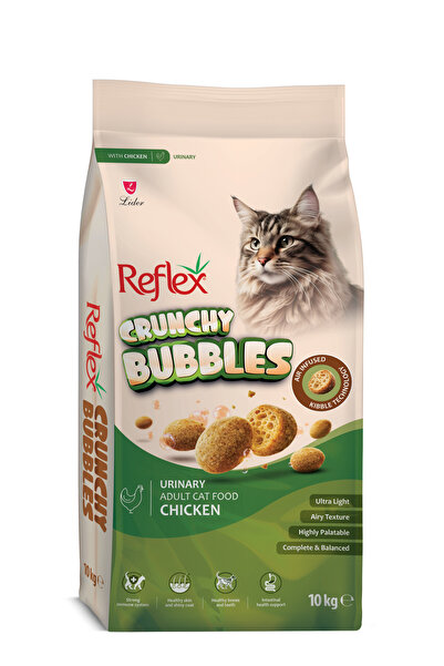 Reflex Crunchy Bubbles Urinary Tavuklu Yetişkin Kedi Maması 10 kg