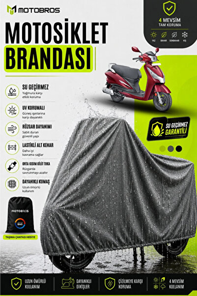 Motobros غطاء محرك الدراجة النارية من القماش المشمع، غطاء محرك هيرو دويت المت...