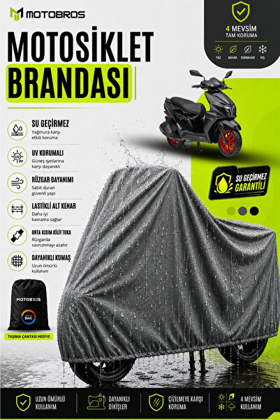 Motobros غطاء محرك الدراجة النارية من القماش المشمع، غطاء محرك متوافق مع TVS ...
