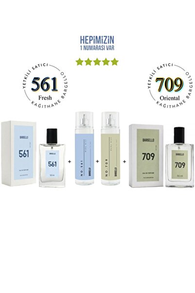 Bargello 561+709 edp 100 ml \ No:561 + No:709 edt Body Mist