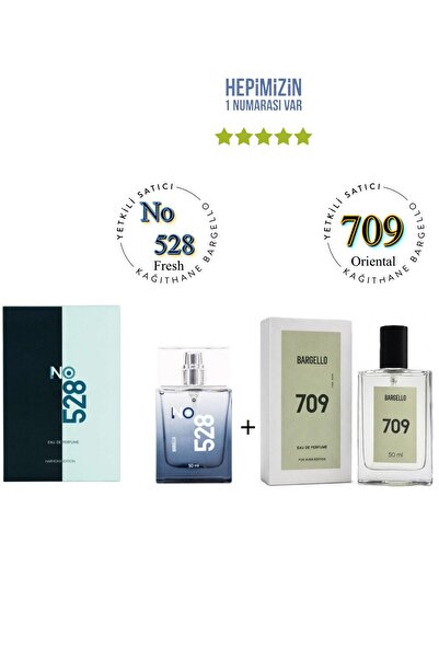Bargello No: 528 + 709 Erkek Parfüm Edp 50 ml Fresh / Oriental - Mnms50no528709