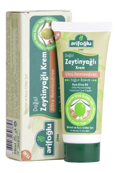 Arifoğlu Doğal Zeytinyağlı Krem 20ml Tüp