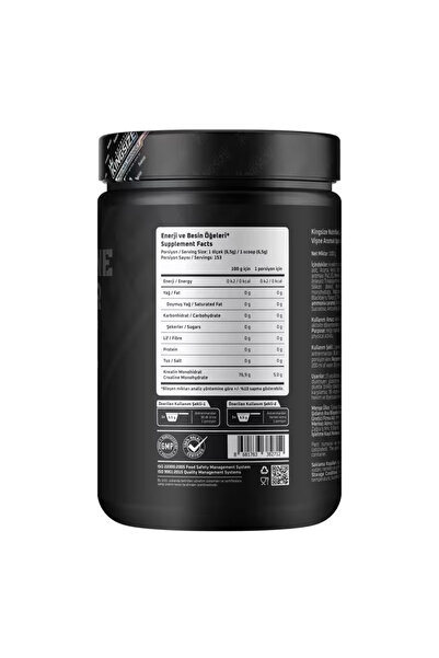 Kingsize Nutrition Creatine Powder 1000 Gr - KIRMIZI MEYVELER