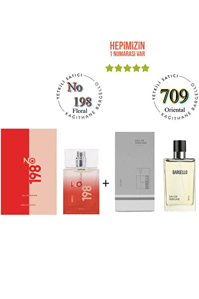 Bargello No: 198 + 709 Kadın / Erkek Parfüm Edp 50 ml Floral / Oriental - Mnm...