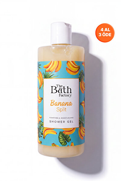 THE BATH FACTORY Nemlendirici Ve Besleyici Banana Split Duş Jeli 400 ml