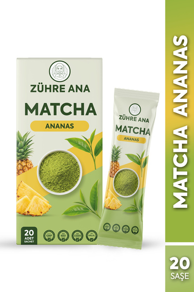 Zühre Ana Matcha Çayı Ananas Aromalı 20 Adet x 8Gr