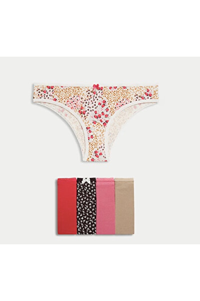 Marks & Spencer Pachet de 5 chiloți brazilieni din bumbac Lycra™