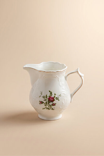 Karaca Vintage Rose Sütlük 11 cm Krem