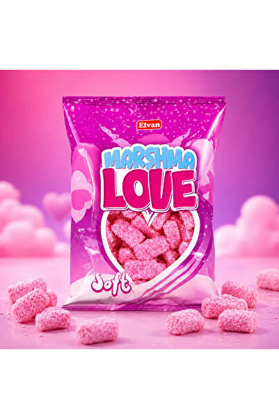 Elvan Marshmalove 300 Gr. (1 Paket)