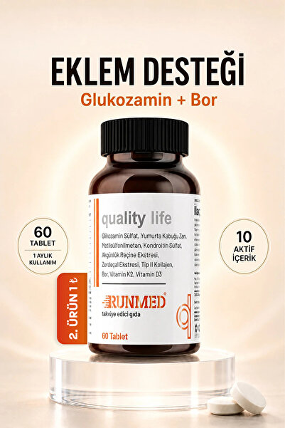 Quality Life Runmed Glukozamin Kondroitin Tip 2 Kolajen D3 K2 Glucosamine Cho...