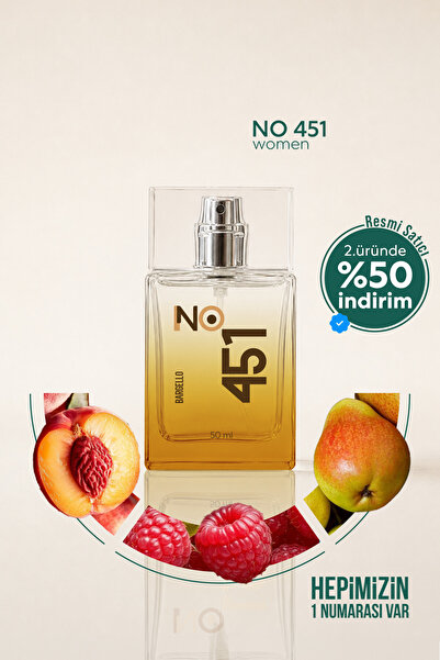 Bargello Unisex Parfüm No 451 Fresh 50 ml Edp 869284130451