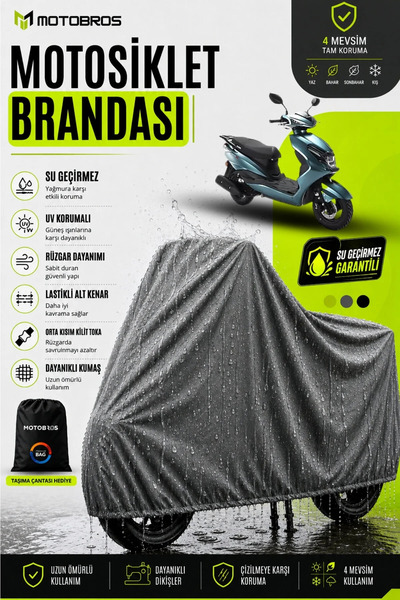Motobros غطاء دراجة نارية ثيرموجارد-إكس أرورا فريدوم (الأكثر سمكًا) قماش للاس...