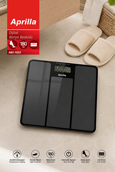 Aprilla Yüksek Hassasiyetli Dijital Banyo Baskülü ABS-1033