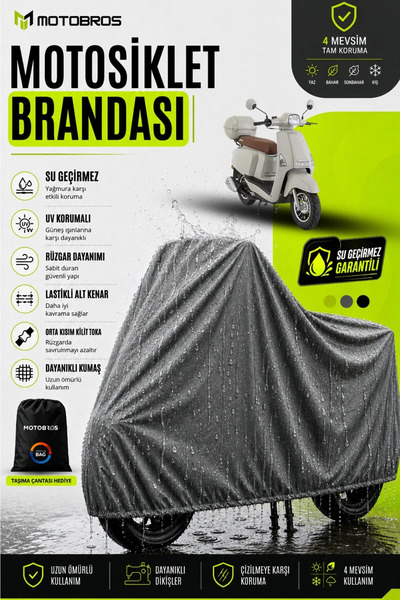 Motobros Motorcycle Tarpaulin Motor Cover Kuba 50 Virago Compatible Thermogua...