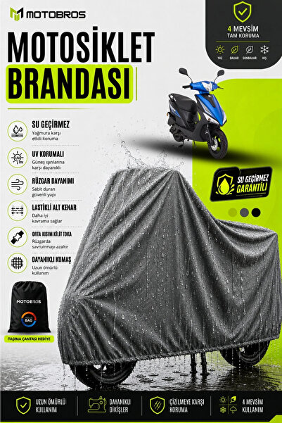 Motobros Motorcycle Tarpaulin Mondial 50 Revival Waterproof and Durable (Thic...