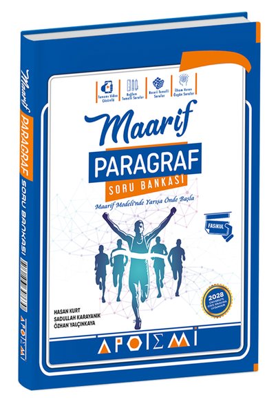 Apotemi Yayınları Paragraf Maarif Model Video Çözümlü Fasikül Soru Bankası 2028