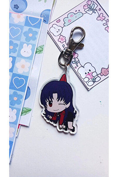 Atölye Moonlit Neon Genesis Evangelion Misato Akrilik Anahtarlık