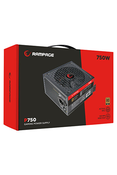 Rampage P750 750W 80 PLUS GOLD FANLI GÜÇ KAYNAĞI