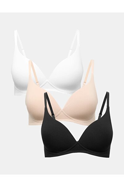 Marks & Spencer 3 броя безжични сутиени тип  "плънг " за тениски, размери A-E