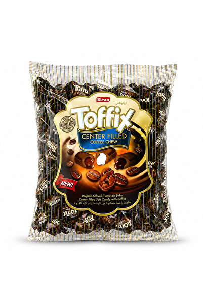Elvan Toffix Kahveli Şeker 1000 Gr. (1 Paket)