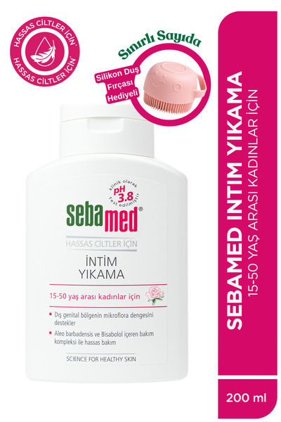 Sebamed İntim Yıkama Jeli 200 ml Hassas Ciltler İçin pH 3.8 Genital Bölge Tem...