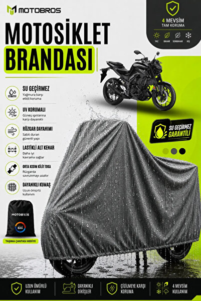 Motobros ThermoGuard-X Motosiklet Brandası Mt25 Su-Toz Geçirmez Motor Branda ...