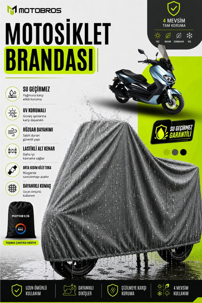 Motobros غطاء محرك الدراجة النارية من القماش المشمع Kuba Novax متوافق مع Ther...