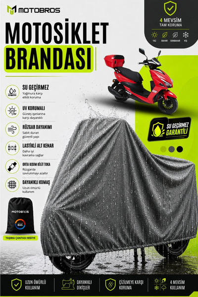 Motobros غطاء محرك الدراجة النارية من القماش المشمع متوافق مع كوبا بيسارو، غط...