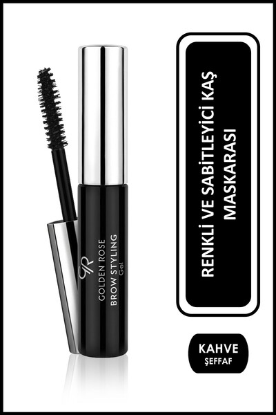 Golden Rose Brow Styling Gel - Renkli ve Sabitleyici Kaş Maskarası