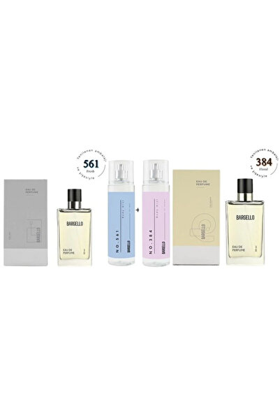 Bargello 561 + 384 Erkek / Kadın Parfüm No:561 No: 384 Bodymist Edt 210 ml - ...