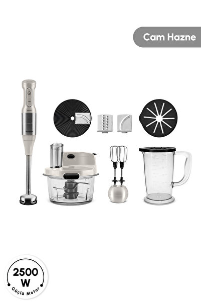 Karaca Mastermaid Prosteel Cam 2500W Swiss Cream