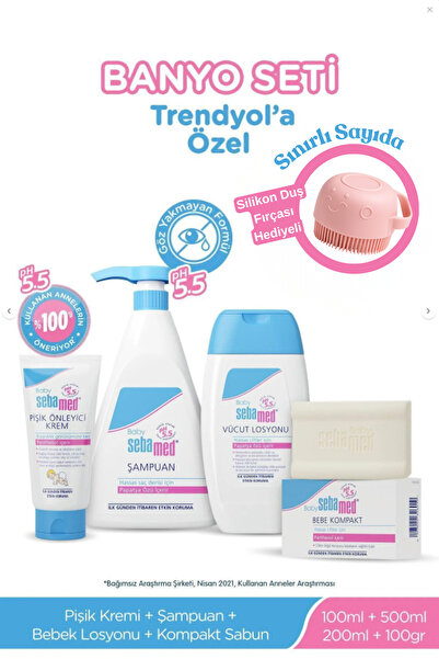 Sebamed Baby Banyo Seti – Silikon Lif Hediyeli