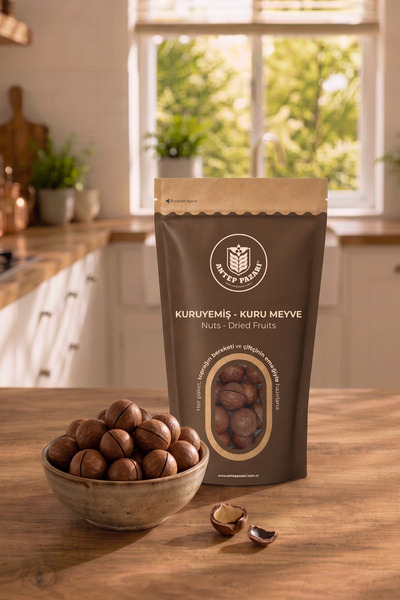 Antep Pazarı Kabuklu Makademya Fındığı - 500g