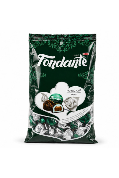 Fondante Çikolata Dolgulu Naneli 1000 Gr. (1 Poşet)