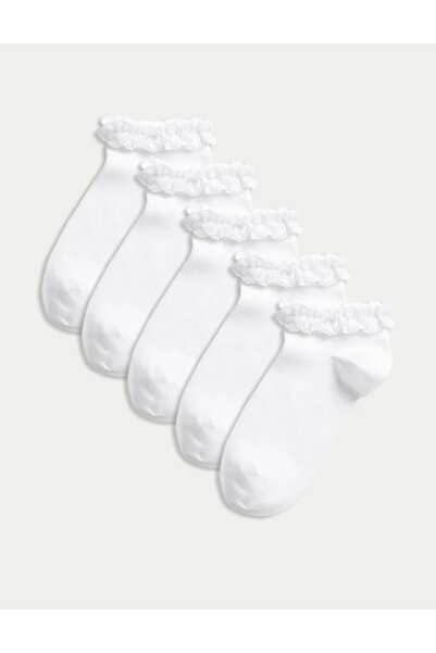 Marks & Spencer Комплект от 5 броя Frill Trainer Liners™