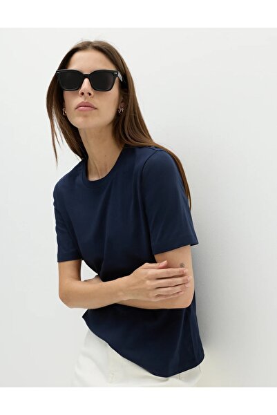 Marks & Spencer Μπλουζάκι από καθαρό βαμβάκι για καθημερινή χρήση