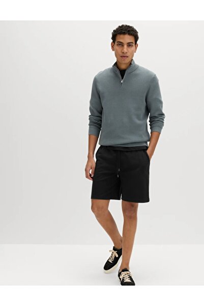 Marks & Spencer Elasticated Waist Cotton Rich Shorts