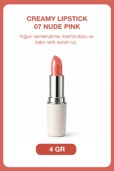 Farmasi Creamy Lipstick 07 Nude Pink 4 gr