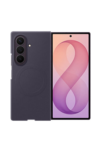 Samsung Galaxy Z Fold8 Ultra Silicone Magnetic Case - Plum