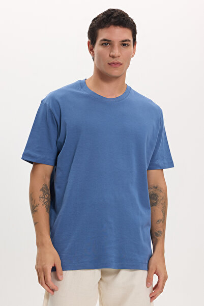 Tudors Unisex Relax Fit Comfortable Cut 100% Cotton Soft Texture Basic Crew N...