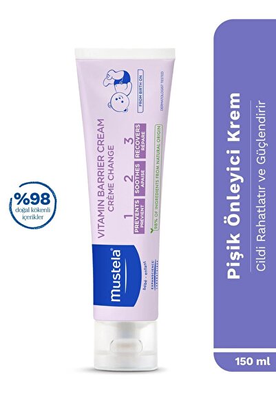 Mustela Vitamin Bariyer 1.2.3. Bebek Pişik Önleyici Koruyucu Nemlendirici Doğ...
